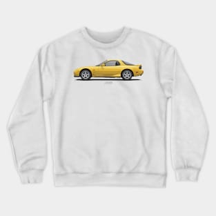 RX7 FD3S Competition Yellow Mica Crewneck Sweatshirt